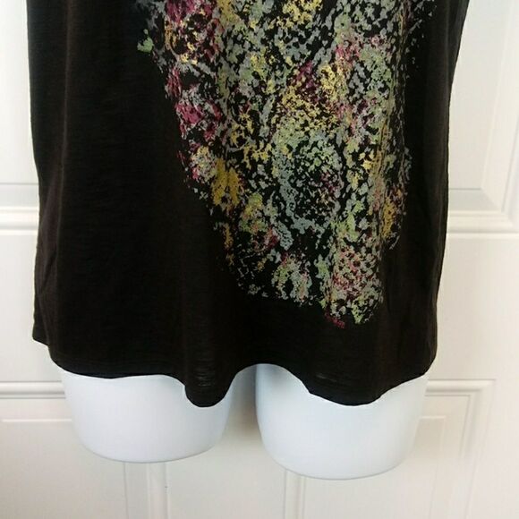 Inspire Black cold shoulder Maternity top - Picture 3 of 8